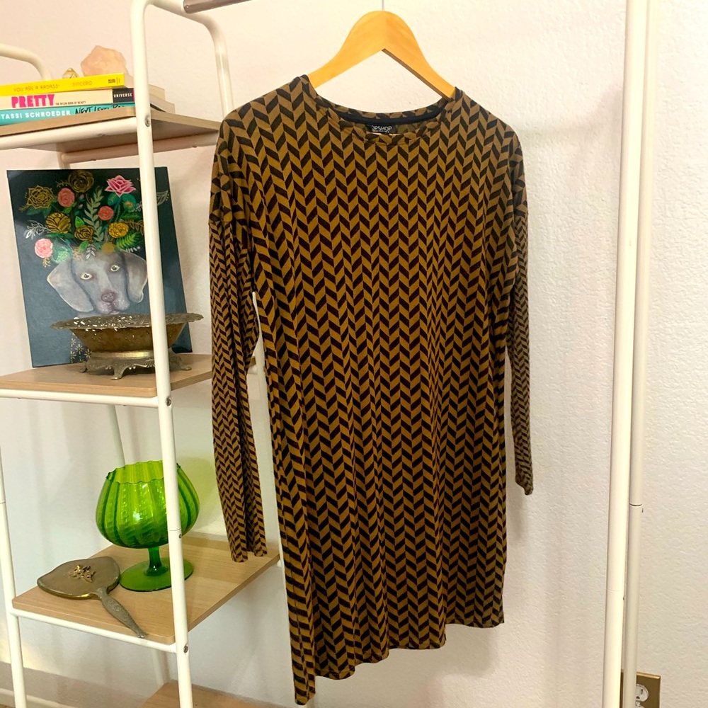 Long sleeve knitted dress